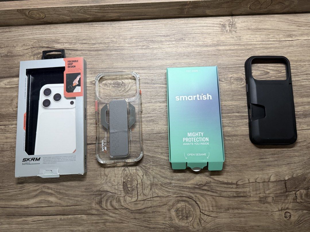 iPhone 17 pro cases FOR SALE (Category: Cases & Sleeves) located in Pasig City. Submitted by da__44 (Listing ID 1455887865, Image 1). Description: Selling both for p3K if bundled If separate: SKINARMA MAGSAFE HAXA MODEL w stand p1000 SMARTISH WALLET SLAYER 1 - fits 4 cards comfortably ; used only for 1 day P2,250 NO LOWBALLING RFS: impulse buys and decluttering .