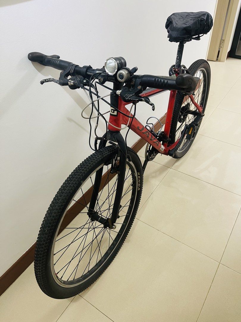 JAVA Road Bike (Category: Bicycles) located in Singapore. Submitted by tiger15991115 (Listing ID 1455999627, Image 2). Description: Used Java bicycle, ultra‑light full‑aluminum alloy frame, Shimano 12‑speed drivetrain, 26‑inch wheels, plus car‑mount rack and wall‑mount rack..