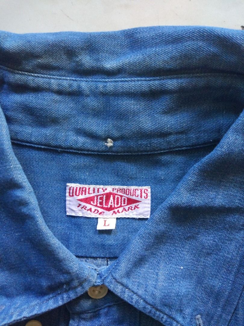 Jelado Japan Longsleeve L (Category: Formal Shirts) located in Pasay City. Submitted by denimdude.ph (Listing ID 1455963243, Image 3). Description: made in Japan fabric runs, last pic.