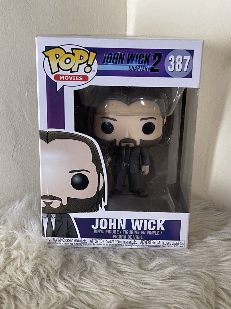 John Wick 2 387 Funko Pop (Category: Designer & Blind Box Toys) located in Manila. Submitted by shoptoji (Listing ID 1455973194, Image 2). Description: Condition: 9.5/10 ‼️Please see photos for issues ‼️Comes with free boss protector ‼️Box is unopened, figure not taken out of the nox .