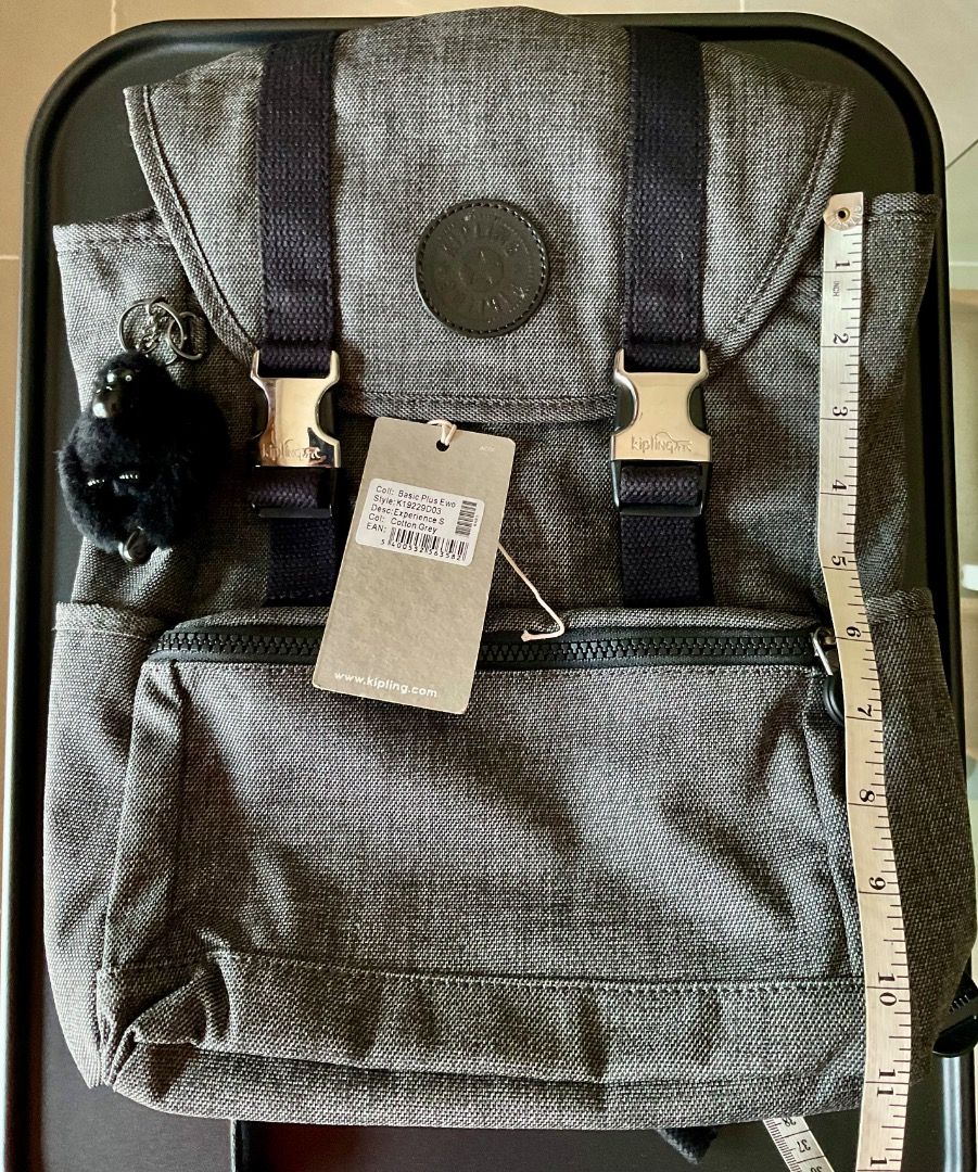 Kipling Basic Plus EWO (Size S) (Category: Backpacks) located in Kuala Lumpur. Submitted by lkl_bj (Listing ID 1455994181, Image 1). Description: The Kipling Basic Plus EWO is a specific line of lightweight, functional nylon bags and travel accessories. It features durable water-resistant fabrics, multi-compartment layouts, signature organizational pockets, and the brand's iconic furry monkey keychain. ………………………………………………………………………………………………………………… 