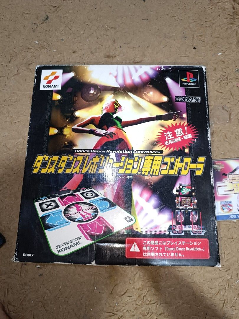 Konami Dance Dance Revolution Controller and CD (Category: Controllers) located in Manila. Submitted by macoy.picker (Listing ID 1453188121, Image 3). Description: - Dance Dance Revolution controller mat and Game CD Untested Selling As Is 450 + SF Send me offer Negotiable.