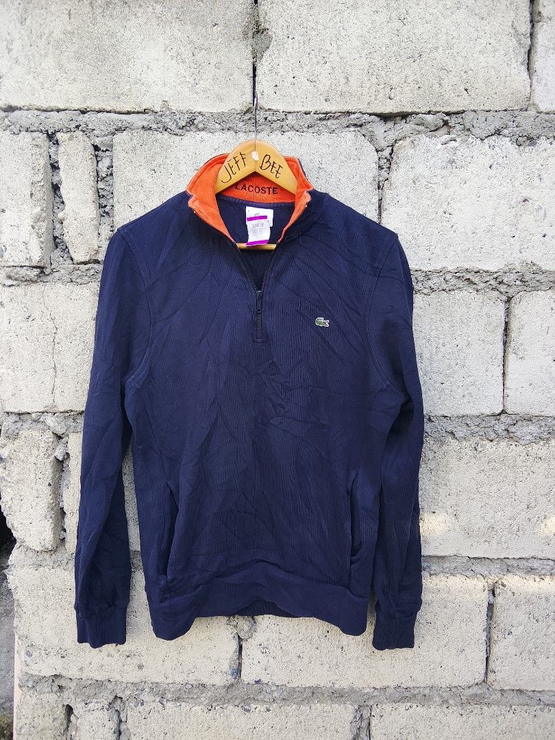 Lacoste quater zip (Category: Activewear) located in Bayombong. Submitted by jeffreybee (Listing ID 1455928373, Image 1). Description: 26 length 20 width no flaws presentable condi.
