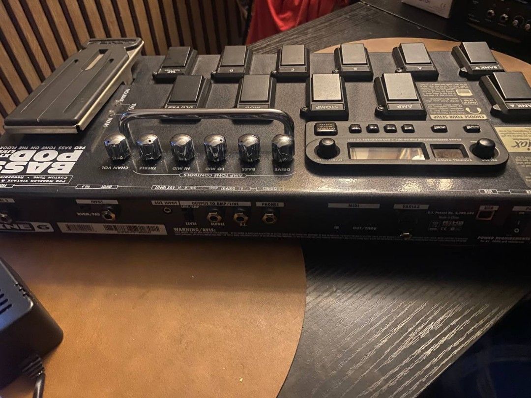 Line 6 Bass Pod XT Live (Category: Musical Instruments) located in Manila. Submitted by eisoj0525 (Listing ID 1455879397, Image 1). Description: The Line 6 Bass PODxt Live is a discontinued floor multi-effects processor and amp modeler built for bassists. It features dedicated stompbox footswitches, over 50 bass effects, a built-in expression pedal, USB digital I/O, and specialized vintage and modern bass amp models. [1, 2] Key Features & Specifi