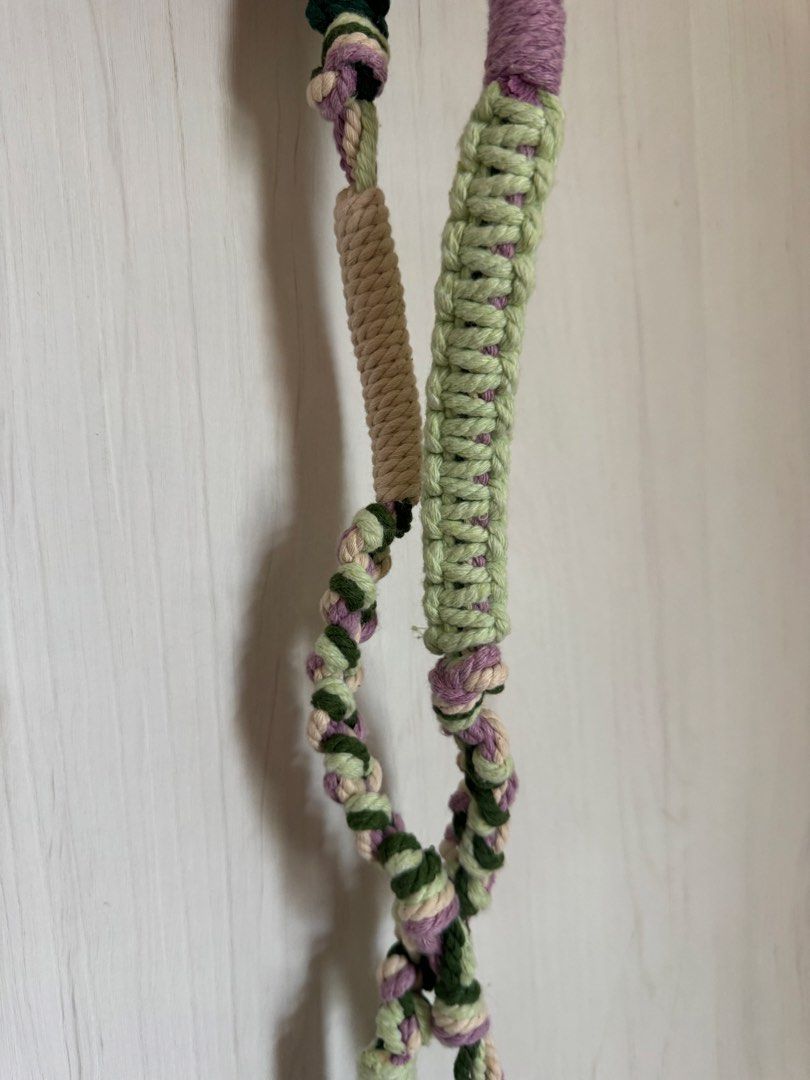 Macrame Strap (Category: Cross-body Bags) located in Singapore. Submitted by 6degreesofseparation (Listing ID 1455948136, Image 2). Description: - Can be used as bag or phone sling - Brand new with tag.