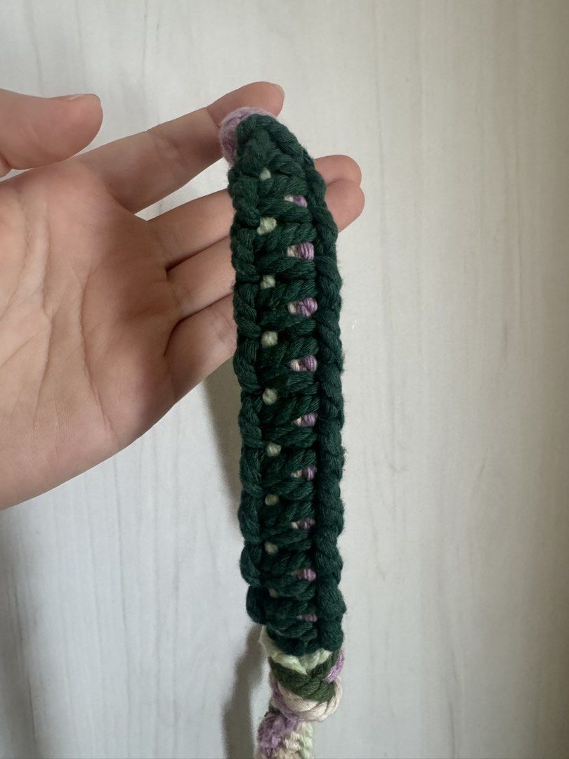 Macrame Strap (Category: Cross-body Bags) located in Singapore. Submitted by 6degreesofseparation (Listing ID 1455948136, Image 4). Description: - Can be used as bag or phone sling - Brand new with tag.
