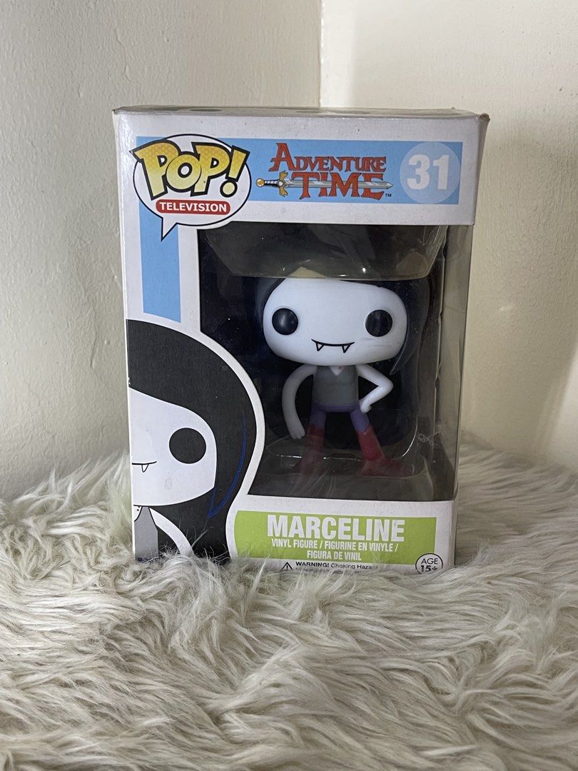 Marceline Adventure Time 31 Funko Pop (Category: Designer & Blind Box Toys) located in Manila. Submitted by shoptoji (Listing ID 1455972244, Image 2). Description: Condition: 8/10 ‼️Please see photos for issues ‼️Comes with free boss protector ‼️Box is unopened, figure not taken out of the nox .