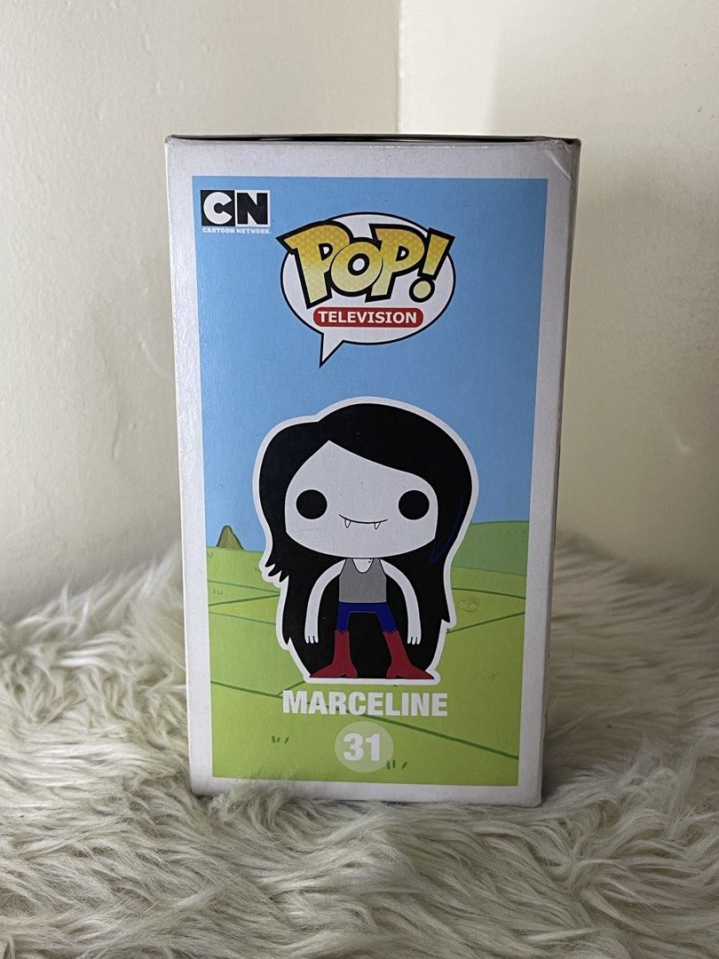 Marceline Adventure Time 31 Funko Pop (Category: Designer & Blind Box Toys) located in Manila. Submitted by shoptoji (Listing ID 1455972244, Image 3). Description: Condition: 8/10 ‼️Please see photos for issues ‼️Comes with free boss protector ‼️Box is unopened, figure not taken out of the nox .
