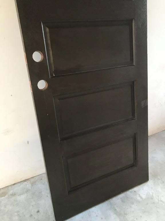 Mattwood Black 4-Panel Interior Door (Category: Locks, Doors & Gates) located in San Pedro. Submitted by bossnonong (Listing ID 1455978614, Image 3). Description: - Stylish black interior door - Pre-treated (iwas anay). - Features four panels with a classic raised frame design - Pre-drilled holes for easy installation of doorknob and lockset - Dimensions: Approximately 2100mm (height) x 800mm (width) - Ready to upgrade your space!.