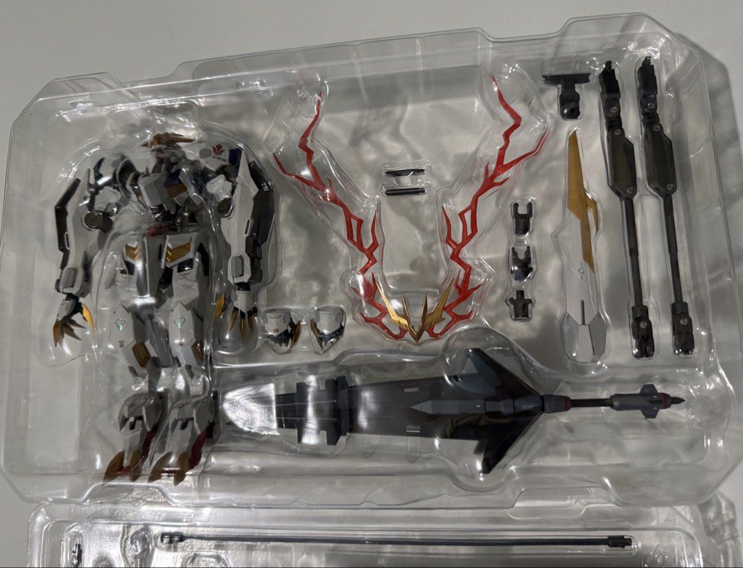 Metal Robot Spirits Side MS Barbatos Lupus Rex (Category: Gundam & Model Kits) located in Calamba. Submitted by dk.collectiblesph (Listing ID 1454824126, Image 3). Description: Brand new Back in box condition from MISB inopen lang to take photo shoot purposes never been displayed. Selling for 10,500 php Location: laguna Open for pickup or lalamove (buyer’s booking and shipping fee).