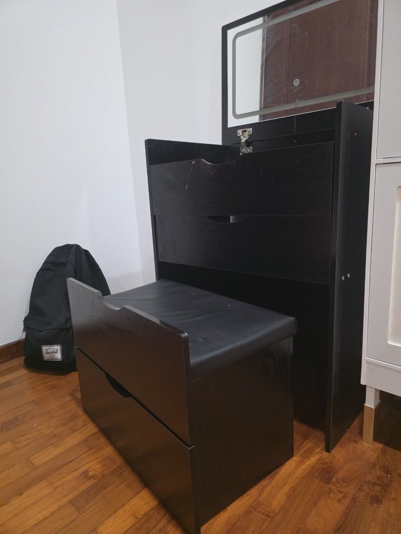Mini Dressing Table (Category: Shelves, Cabinets & Racks) located in Singapore. Submitted by furniturensuch (Listing ID 1455999968, Image 2). Description: 60cm (L) by 68cm (H) Self-collect at Springleaf estate..