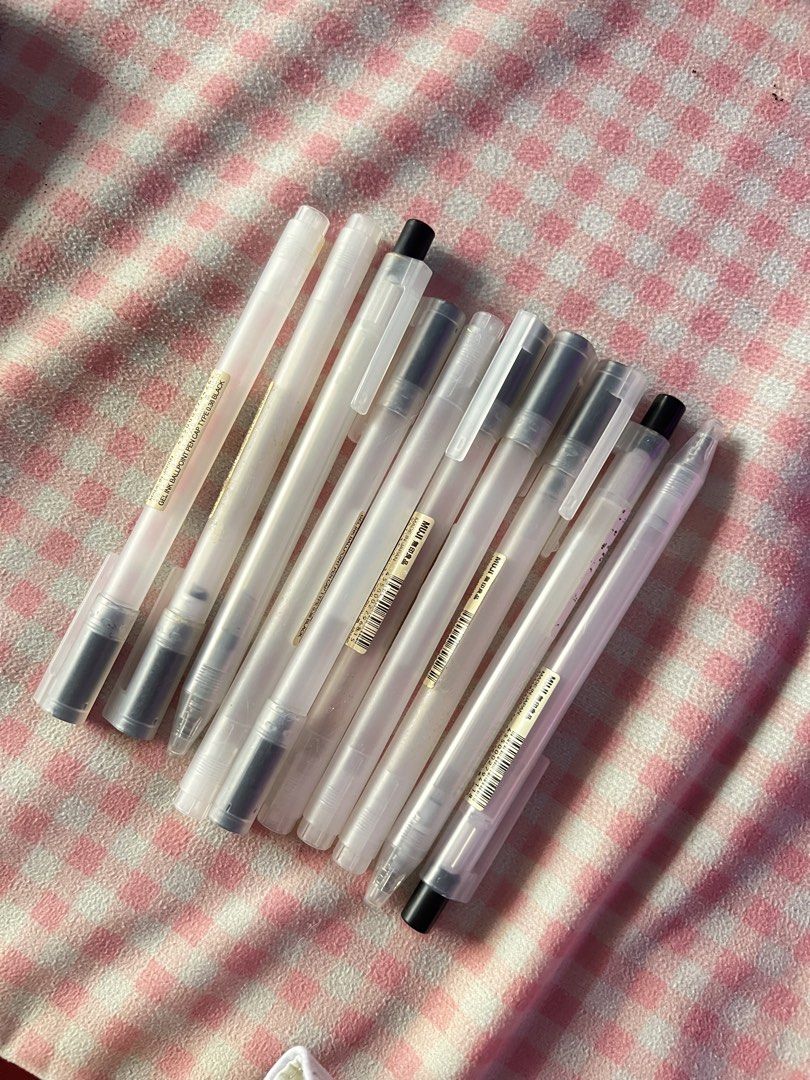 Muji Empty Pens - Made in Japan (Category: Stationery & School Supplies) located in Bulacan. Submitted by myeco014 (Listing ID 1455889950, Image 1). Description: Just buy refill to use.