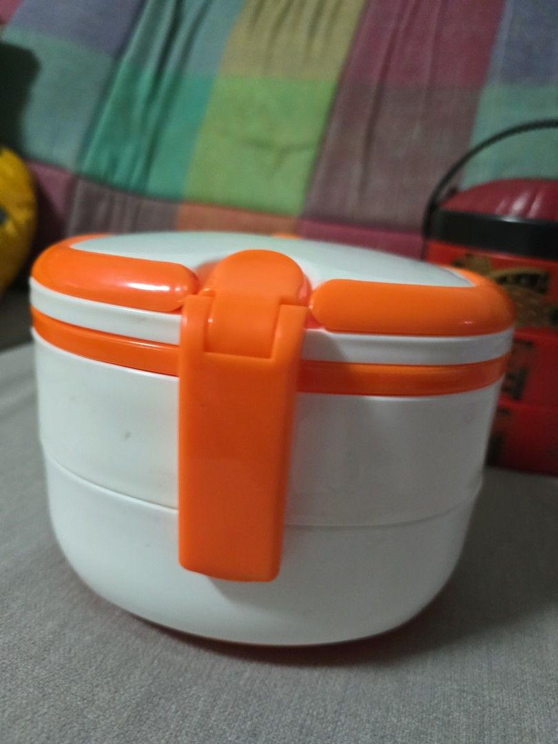 multi-layer containers (Category: Everything Else) located in Singapore. Submitted by kt_lsk (Listing ID 1455957123, Image 2). Description: - Multi-layer food containers for organized storage. - Stackable design for convenience. - Ideal for meals, snacks, picnics, and potlucks. - In good, pre-loved condition. $2/ item. Take both at $2.