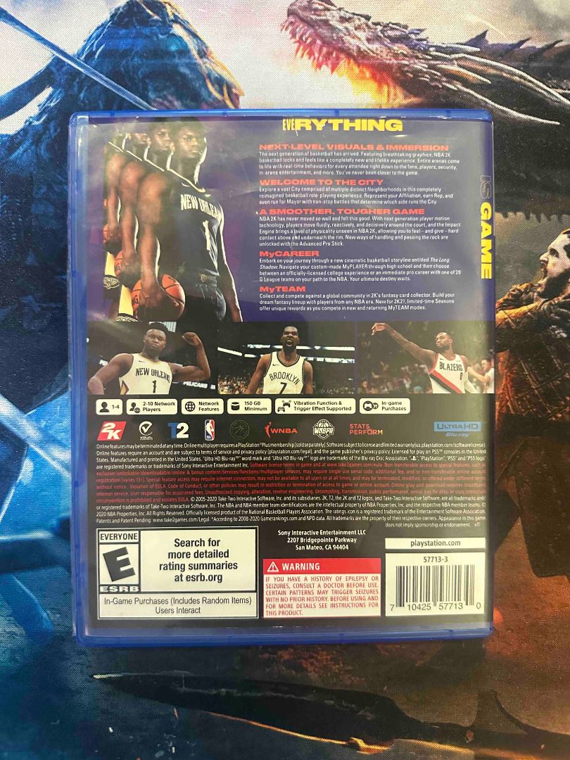 NBA 2K21 – PS5 Game | Physical Disc (Category: PlayStation) located in Taguig. Submitted by fairmarkco (Listing ID 1455953919, Image 2). Description: For sale: NBA 2K21 for PlayStation 5 ✅ PS5 physical copy ✅ Includes original case ✅ Actual item shown in photo ✅ Pre-owned ✅ Selling as-is 📦 Buyer shoulders shipping/delivery fee. 📍 Meet-up/pick-up can be arranged. #NBA2K21 #PS5Games #PS5 #PlayStation5 #NBA2K #PS5PH #PlayStationPH #GamingPH #PS5Ga