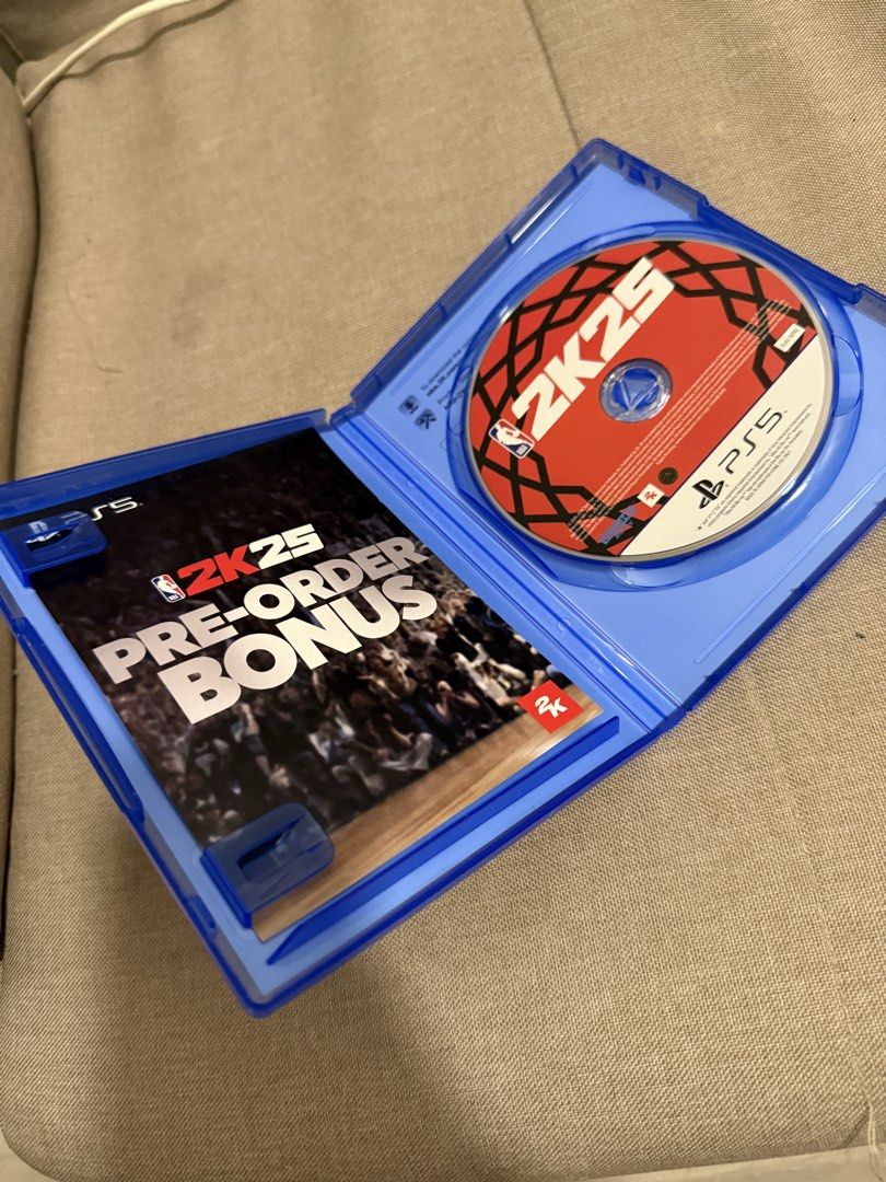 NBA 2K25 PS5 Game (Category: PlayStation) located in Manila. Submitted by rupertjones05 (Listing ID 1455906058, Image 2). Description: Includes pre-order bonus insert.