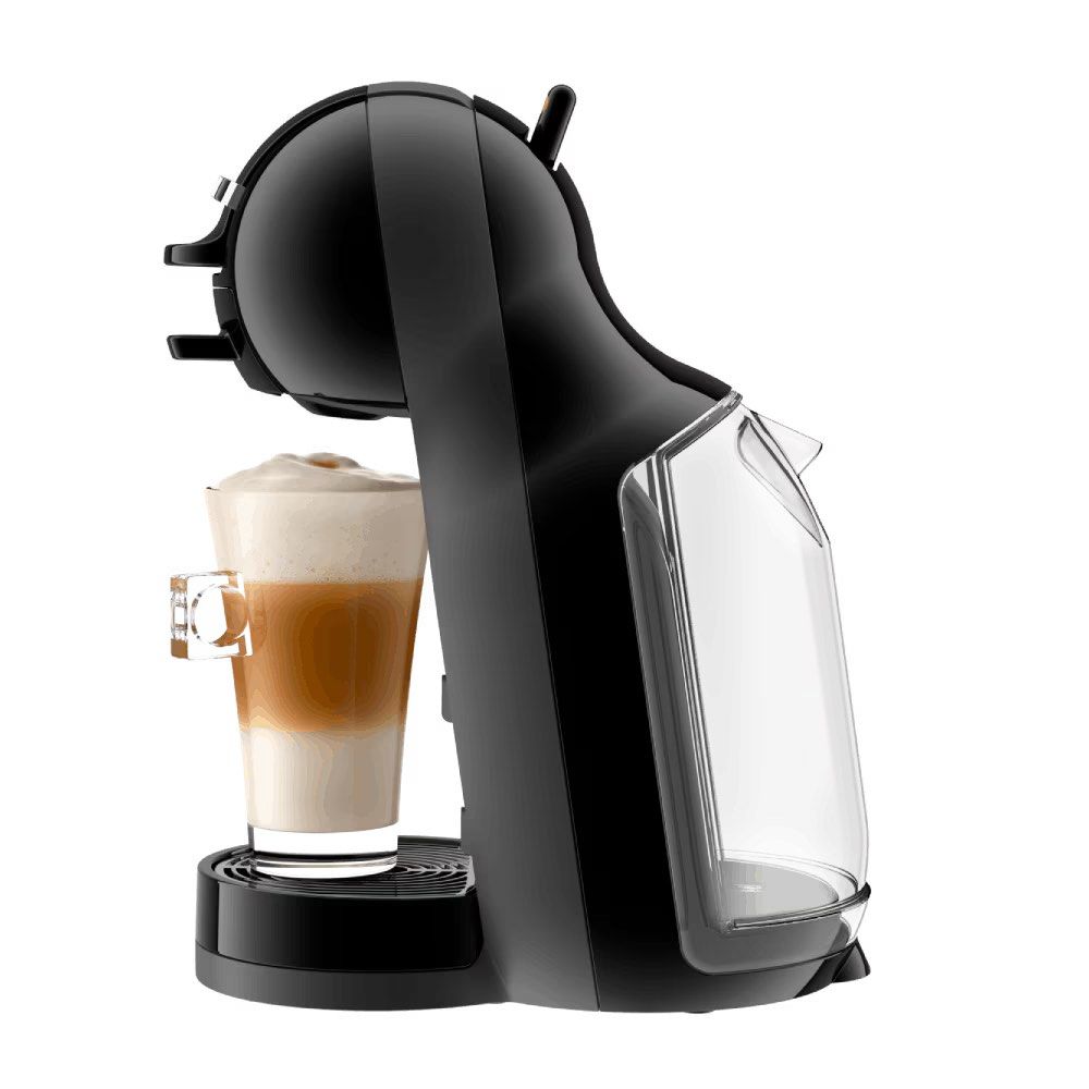 Nescafé Dolce Gusto Mini Me Coffee Machine (Category: Coffee Machines & Makers) located in San Fernando. Submitted by japanvintageaccessories (Listing ID 1455871168, Image 3). Description: - Black Nescafé Dolce Gusto Mini Me coffee machine - Makes lattes and other delicious coffee drinks - Very easy to use - Compact design, ideal for small kitchens - Includes a water tank at the back - Adjustable drip tray to fit different cup sizes.