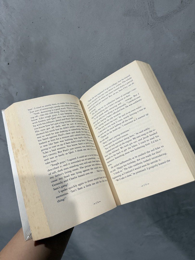 New Moon by Stephenie Meyer - Twilight Saga Book 2 (Category: Storybooks) located in Manila. Submitted by declutteringmamaaa (Listing ID 1455964015, Image 3). Description: plastic covered but has name written on the top edge (can send photo).