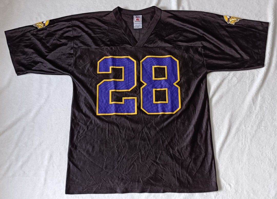 NFL Minnesota Vikings Adrian Peterson #28 Jersey (Category: Activewear) located in Cabanatuan. Submitted by juantamadthirftshop (Listing ID 1455860247, Image 1). Description: - Authentic Minnesota Vikings Jersey - Features Adrian Peterson's name and number 28 - NFL Players tag visible - Made in Guatemala - Size: Medium (M) - Ideal for any Vikings fan! - 21X29.5.