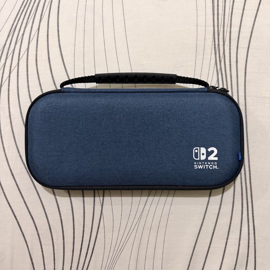 Nintendo Switch 2 Hard Case (Blue) (Category: Cases & Covers) located in Manila. Submitted by francpeterson (Listing ID 1455986049, Image 1). Description: Selling my hard case for the Nintendo Switch 2. In a clean condition. Item only, no box. Please send a message if interested. Thank you..