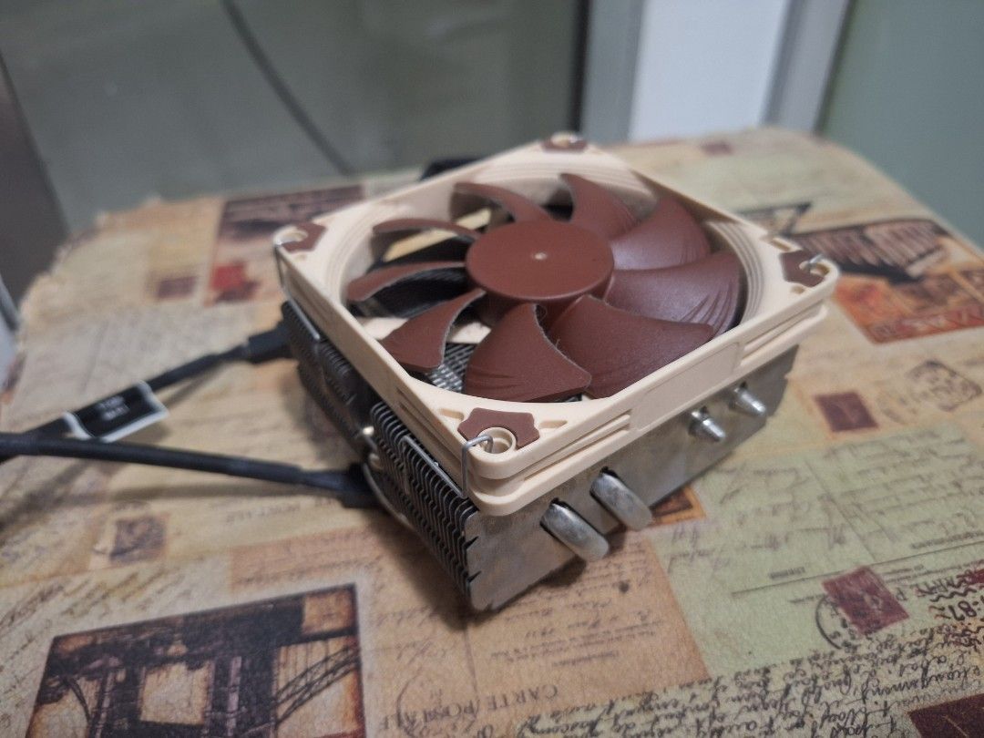 Noctua NH-L9x65 CPU SFX Cooler Low Profile (Category: Computer Parts) located in Quezon City. Submitted by pikapickle (Listing ID 1456025355, Image 2). Description: Noctua NH-L9i low-profile CPU cooler. Compact design for small form factor builds. Comes with fan and mounting hardware for AM4 and Intel. Tested and working. Selling because I upgraded my system. pm for more pics.