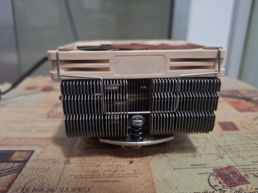 Noctua NH-L9x65 CPU SFX Cooler Low Profile (Category: Computer Parts) located in Quezon City. Submitted by pikapickle (Listing ID 1456025355, Image 3). Description: Noctua NH-L9i low-profile CPU cooler. Compact design for small form factor builds. Comes with fan and mounting hardware for AM4 and Intel. Tested and working. Selling because I upgraded my system. pm for more pics.