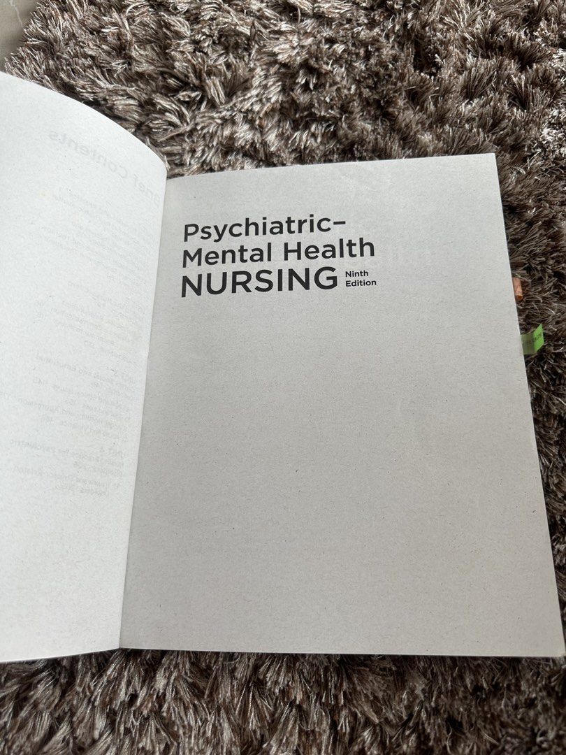 ‼️Nursing Books‼️ (Category: Textbooks) located in Baliuag. Submitted by go_recycles (Listing ID 1455864429, Image 2). Description: Psychiatric-Mental Health Nursing 9th edition Lightly used No tear No missing pages No highlights .