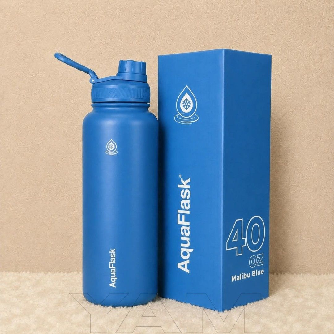 ORIGINAL AQUAFLASK 40oz (Malibu Blue) (Category: Water Bottles & Tumblers) located in Manila. Submitted by minkyyx (Listing ID 1455927745, Image 1). Description: .