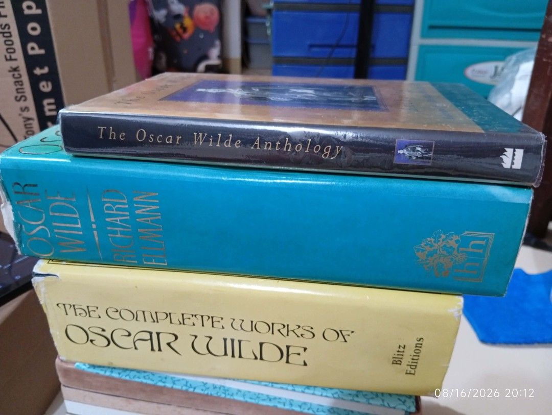 Oscar Wilde bundle (Category: Storybooks) located in Manila. Submitted by completinggaddiscollection (Listing ID 1455978177, Image 1). Description: I loved Oscar Wilde because of my second ex As set only Books: [Unavailable] The Oscar Wilde Anthology (Originally bought for 1100php) - Oscar Wilde by Richard Ellmann - The Complete Works Of Oscar Wilde (Blitz Edition) RFS: Need funds before MIBF 2026.