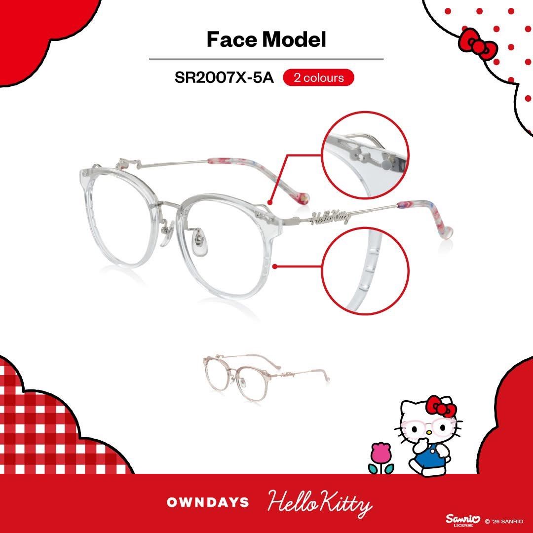 OWNDAYS x Hello Kitty Eyeglasses Sanrio (Category: Sunglasses & Eyewear) located in Pasig City. Submitted by haesulee (Listing ID 1455935837, Image 1). Description: OWNDAYS x Hello Kitty Face Model - CLEAR PINK - COLOR: CLEAR PINK - Includes original case, cleaning cloth, and Hello Kitty x Owndays paperbag. - Prescription: Left: -0.25 Right: -0.25 Bought but never used, so I’m selling it. MOP: GCash only. MOD: J&T LOC: Pasig See pics. No rush shi