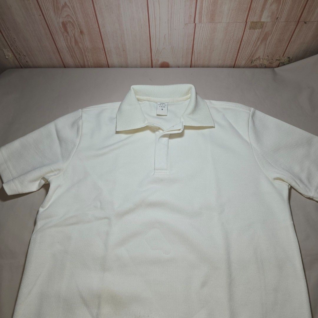 PENSHOPPE Dress Code Polo Shirt - Ivory (Category: Tshirts & Polo Shirts ) located in Pasay City. Submitted by fruityorange (Listing ID 1455940472, Image 2). Description: Moving Out and Decluterring Sale! Item available as long as posted. Mode of Payment: Any bank or wallet transfer. Shipping via J&T or Lalamove depending on buyer's preference. Product Dimension: (Body Width x Shoulder Width x Body Length x Sleeve Length) S-20 x 17 x 26 x 9.