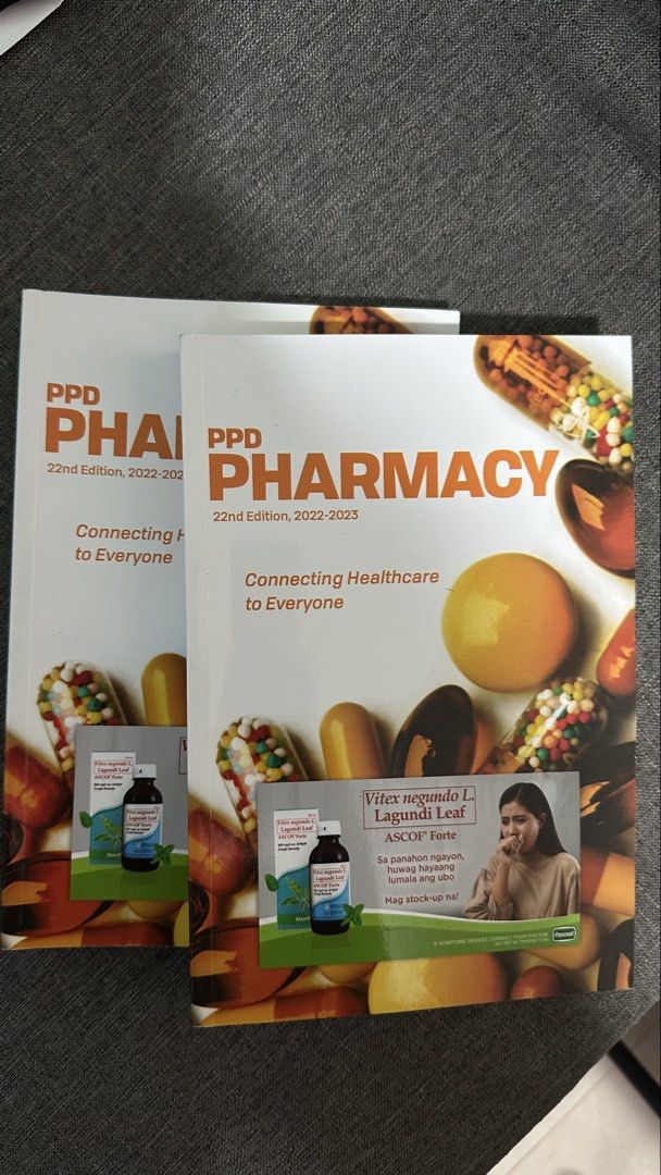 PPD Pharmacy 22nd Ed (Category: Textbooks) located in Quezon City. Submitted by yennnaguilar (Listing ID 1456051398, Image 1). Description: .