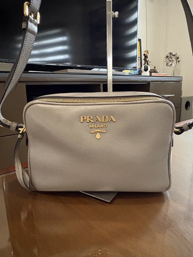 Prada Saffiano Leather Shoulder Bag (Category: Luxury Bags & Wallets) located in Quezon City. Submitted by bdrem99 (Listing ID 1455885455, Image 2). Description: - Authentic Prada shoulder bag - Made from durable Saffiano leather - Comes with original dust bag and authenticity cards - Purchased from Prada Outlet Serraville - Ideal for everyday use.