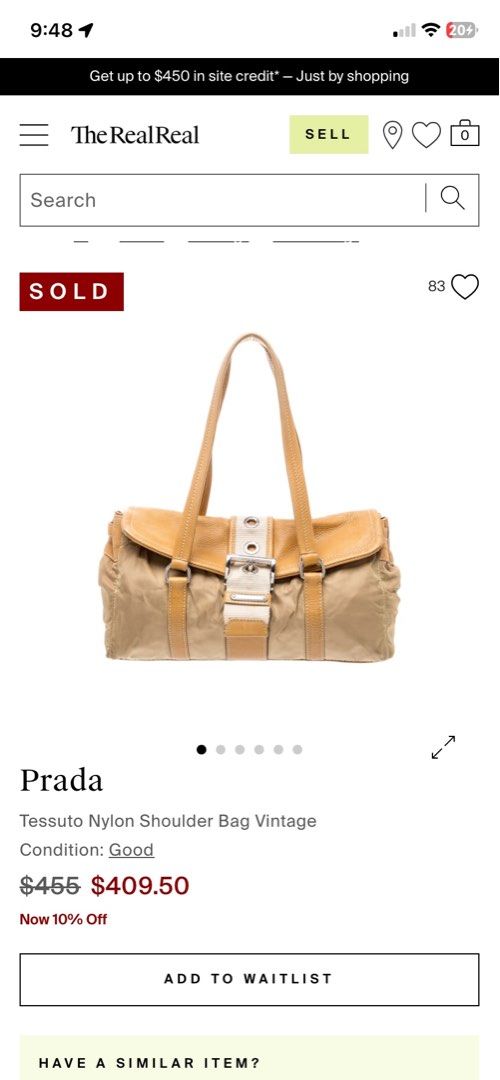 PRADA TESSUTO NYLON VINTAGE SHOULDER BAG (Category: Shoulder Bags) located in Binmaley. Submitted by vanilla_style (Listing ID 1456008541, Image 2). Description: Made in Italy Color: Beige Nylon Body / Tan Brown Leather Trim Material: Durable Lightweight Nylon + Genuine Calfskin Leather Hardware: Silver-Tone Buckle & Accents ✅ Condition: Pre-loved / Good Vintage Condition Structurally Perfect — No Holes, Tears, or Major Damage Clean Inside & Out 