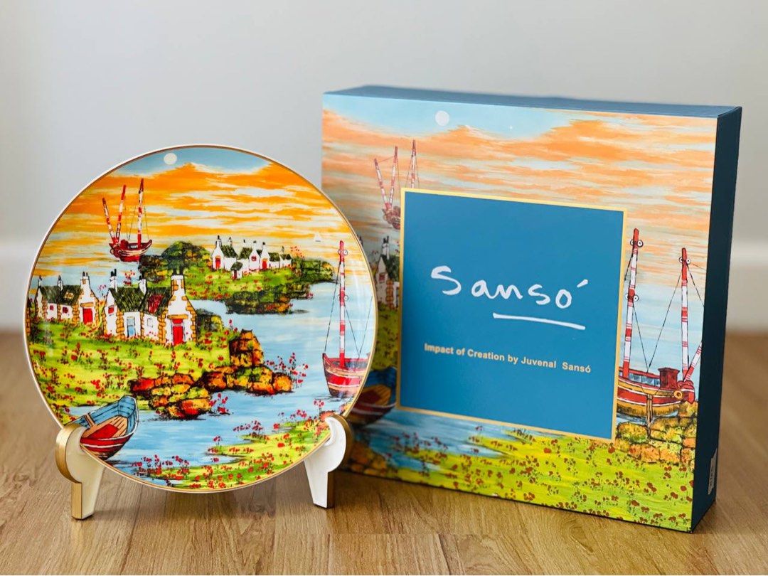 Sanso Plate (Category: Wall Decor) located in Pasig City. Submitted by romulus.remus (Listing ID 1455865908, Image 2). Description: Authentic plate from Fundacion Sanso.