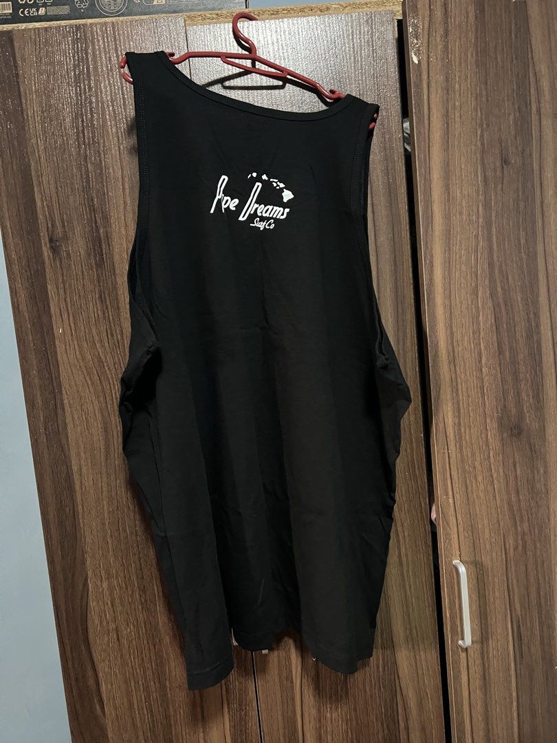 SHKS Black Samurai Darth Vader Tank Top XXL (Category: Sleeveless) located in Antipolo. Submitted by murapod2 (Listing ID 1455917721, Image 2). Description: - Size: XXL - Color: Black - Design: Cool Samurai Darth Vader graphic print - Material: Comfortable fabric - Style: Casual wear or statement piece - Perfect for: Star Wars fans and those who love Japanese warrior aesthetics.