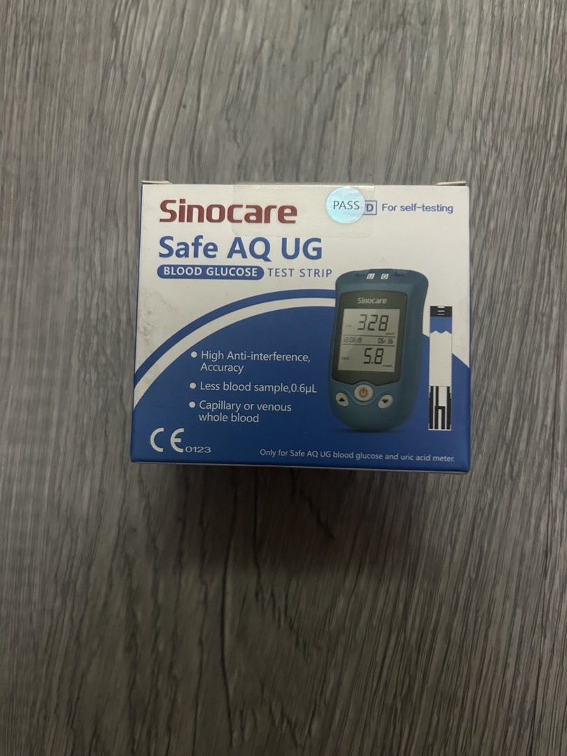 Sinocare safe AQ UG (Category: Medical Supplies & Tools) located in Manila. Submitted by krysta_chan (Listing ID 1455897000, Image 1). Description: Sinocare Safe aq ug (never opened) near expiry September 23, 2026 .