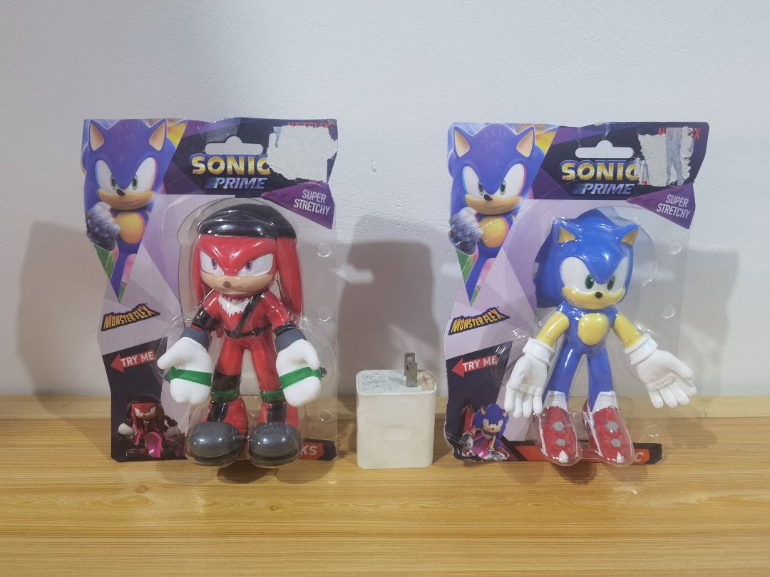 Sonic Prime - Monster Flex Stretchy Toy - Sonic and Knuckles (Category: Action & Battle Toys) located in Taguig. Submitted by kalabasza (Listing ID 1455870733, Image 1). Description: 📌 Brand New pa po. Last Photo: Normal lang po na may mga ganon yung mga ganitong stretchy toys. As is. 📌 Actual items posted. ₱820 for both na po. Per pc, ₱460 each. 📌 Items are in good condition. 📌 Product Color may slightly vary due to Photographic Lighting. 📌