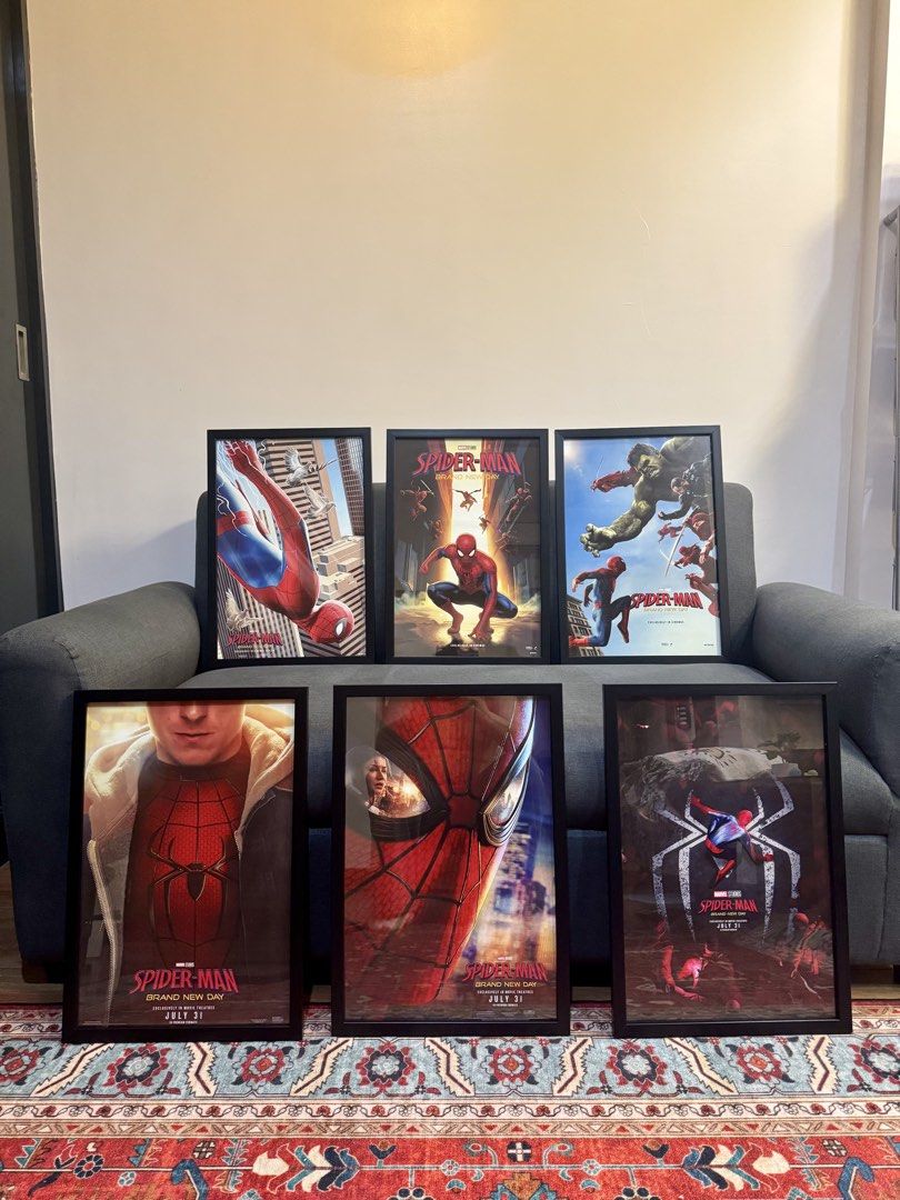 Spiderman Brand New Day Framed Posters (Category: Art & Prints) located in Caloocan City. Submitted by _seven (Listing ID 1455881469, Image 2). Description: ₱600 each w/Frame (Nego) PERFECT FOR ROOM DECOR / SPIDERMAN COLLECTION ✨ we also customize any movie poster or designs 👍🏻 Delivery: LALAMOVE DM FOR MORE INFO 📩.