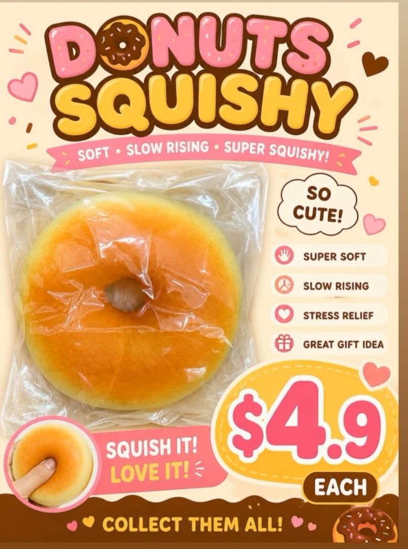 Squishy (Category: Plushies & Soft Toys) located in Singapore. Submitted by bam36 (Listing ID 1456041214, Image 8). Description: look at profile soo many squishy.. grab it nowww...