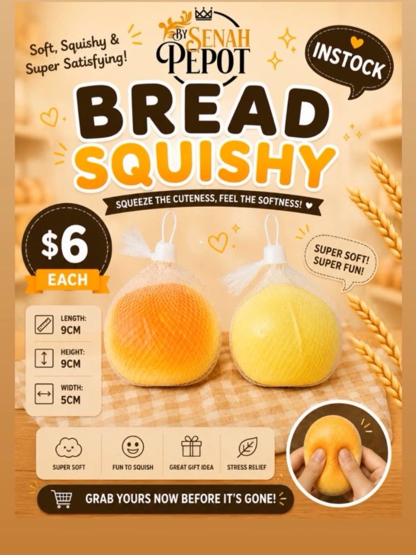 Squishy (Category: Plushies & Soft Toys) located in Singapore. Submitted by bam36 (Listing ID 1456041214, Image 3). Description: look at profile soo many squishy.. grab it nowww...