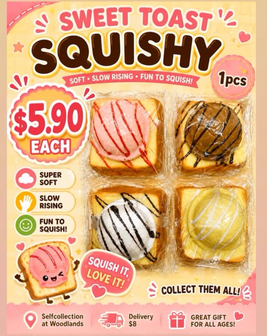 Squishy (Category: Plushies & Soft Toys) located in Singapore. Submitted by bam36 (Listing ID 1456041214, Image 7). Description: look at profile soo many squishy.. grab it nowww...