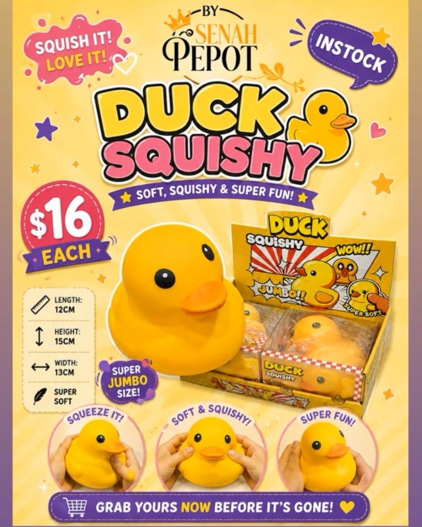 Squishy (Category: Plushies & Soft Toys) located in Singapore. Submitted by bam36 (Listing ID 1456041214, Image 4). Description: look at profile soo many squishy.. grab it nowww...