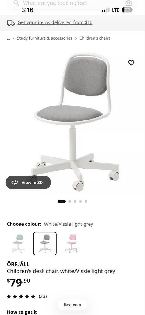 Study table (Category: Tables & Sets) located in Singapore. Submitted by bg888 (Listing ID 1455918449, Image 3). Description: Well protected Ikea study table, great condition, comes in with matching ikea study chair, original price for chair was $70. .