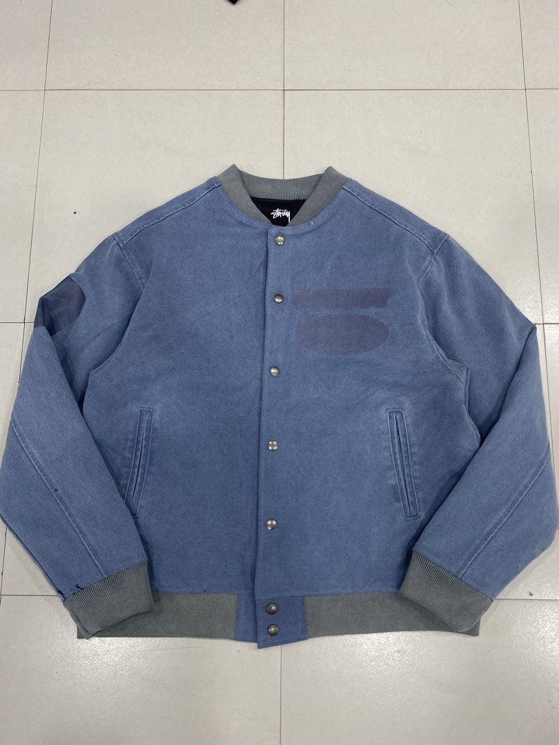 Stussy Varsity Jacket (Category: Coats, Jackets and Outerwear) located in Caloocan City. Submitted by alexahvaldez (Listing ID 1456032175, Image 1). Description: NEGO FOR SURE BUYER DM UR SIZE.