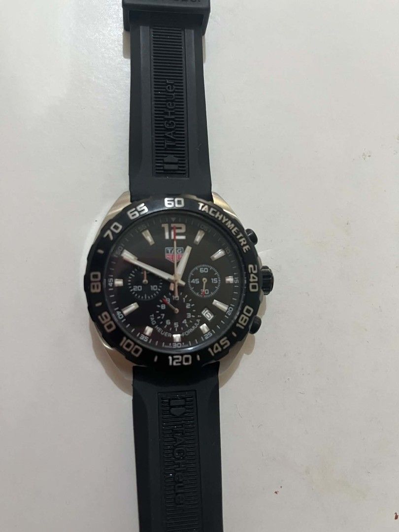 Tag Heuer Formula 1 (Category: Luxury Watches) located in Quezon City. Submitted by titusjay (Listing ID 1455892243, Image 1). Description: Tag Heuer Formula 1 with OEM rubber bracelet..