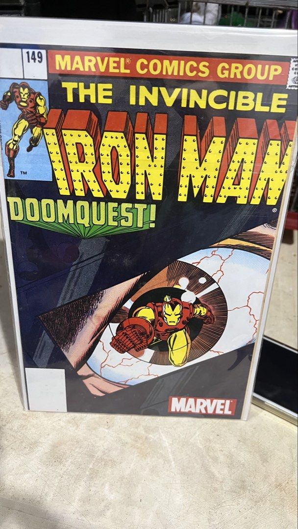 The Invincible Iron Man #149 Doomquest! Marvel Comics (Category: Comics & Manga) located in Manila. Submitted by semolinapilchard21 (Listing ID 1456008141, Image 1). Description: - The Invincible Iron Man Comic Book - Issue Number: 149 - Storyline: 'Doomquest!' - Publisher: Marvel Comics - A classic and essential addition for any Iron Man collector..