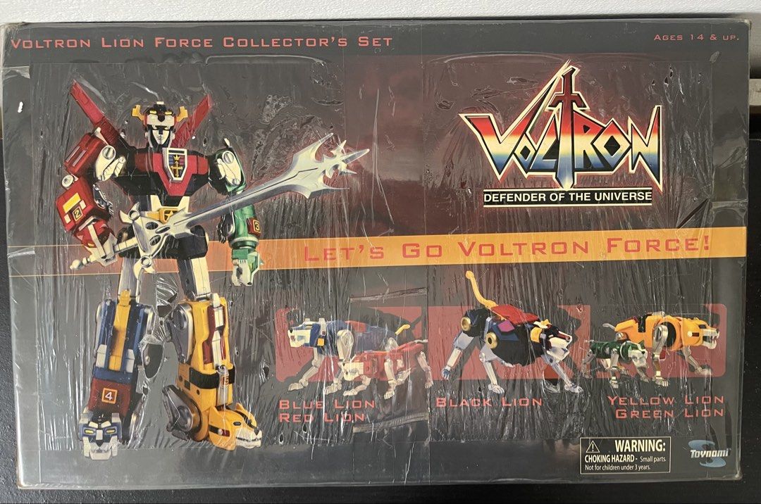 Toynami Voltron Lion Force Collector's Set (Category: Action & Battle Toys) located in Manaoag. Submitted by albertoadele (Listing ID 1455983596, Image 1). Description: - Voltron Lion Force Collector’s Set by Toynami - BIB in pristine condition, taken out of the box for inspection only, never played with - Complete.