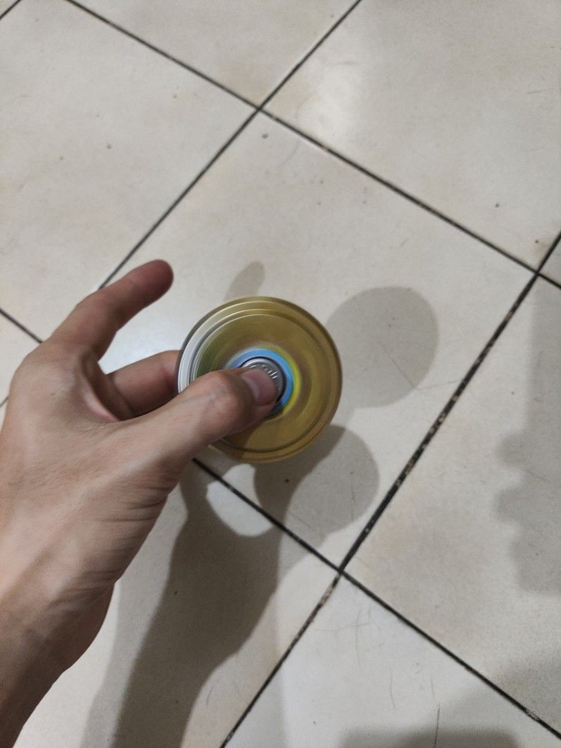 Transform Robot Fidget Spinner Toy 2-in-1 Plastic Action Figure (Category: Action & Battle Toys) located in Manila. Submitted by warmshark.1ae1ea (Listing ID 1455955768, Image 3). Description: Transformable robot toy with fidget spinner function 🤖 Can transform between robot mode and spinner mode. Fun collectible toy for kids and toy collectors. Made of plastic, lightweight and portable. Condition: Good condition / barely used..