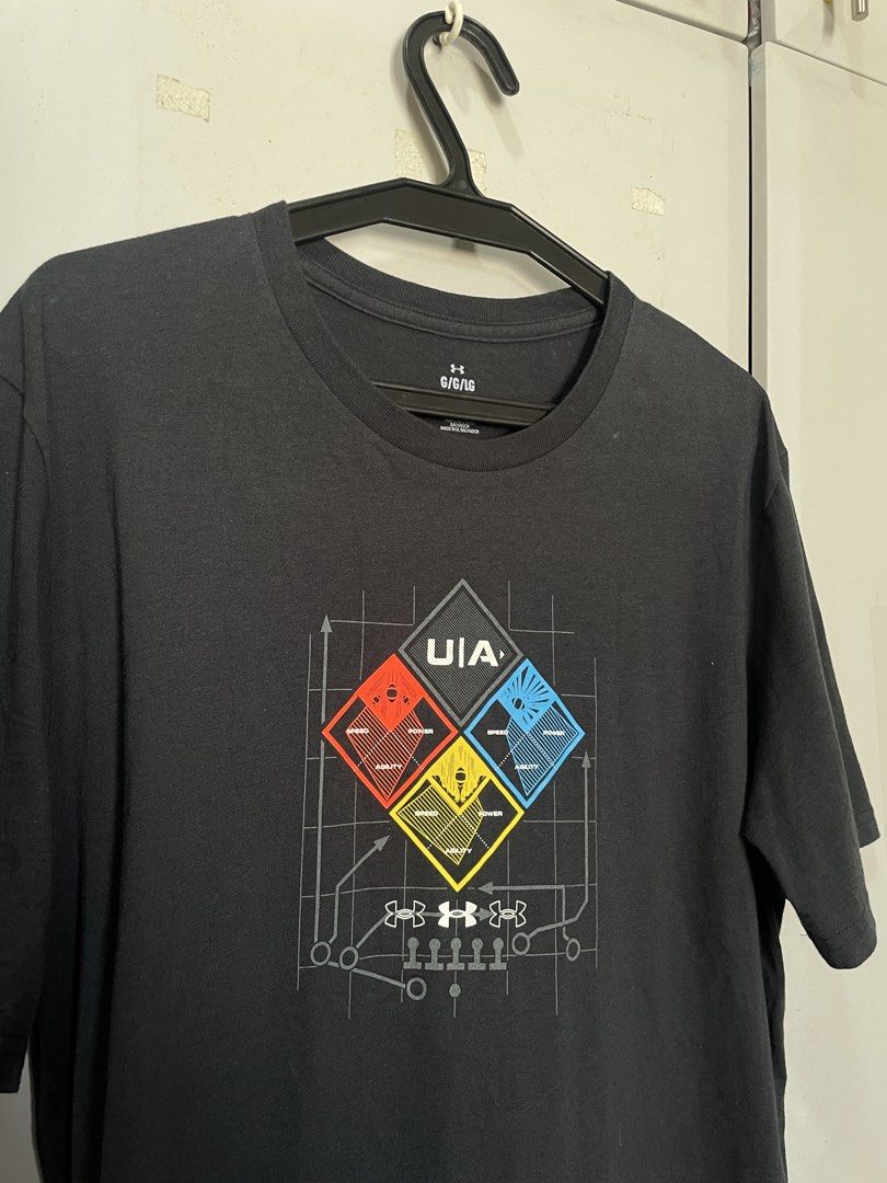 Under Armour Shirt (Category: Tshirts & Polo Shirts ) located in Goa. Submitted by jackedstuff (Listing ID 1455992771, Image 3). Description: No issues Large 28.5 length 21 width.