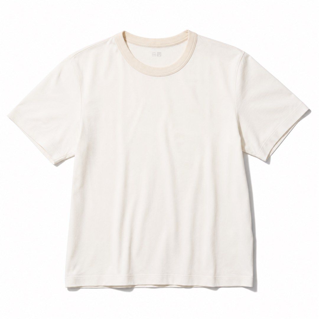 Uniqlo Crew Neck Short Sleeve (Category: Shirts) located in Davao. Submitted by sweeetooth10 (Listing ID 1455896515, Image 1). Description: Used twice only Xl but bet fit to medium-large.